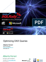 Alberto Ferrari - Optimizing DAX Queries