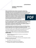 Motors and Generators Summary