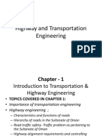 Highway and Transportation Engineering