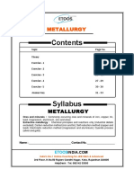 IIT JEE Main Advnaced Inorganic Chemistry 12th Metallurgy