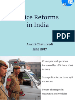 Police Reforms in India: Anviti Chaturvedi June 2017