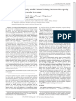 Two Weeks of High-Intensity Aerobic Interval Training Increases The Capacity For Fat Oxidation During Exercise in Women. Journal of A