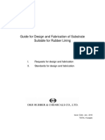 Guide For Design & Fabrication Substrate For Rubber Lining