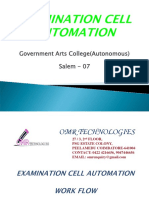 Exam Cell Automation - Abstract