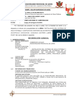 Informe #002 Compatibilidad de Obra