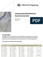 Interpreting Multielement Geochemical Data: Scott Halley July 2015