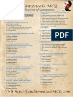 Classification of Computers MCQ