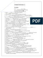 Exercises On Mixed Tenses 1