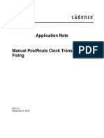 PostRoute ClockTran Fix