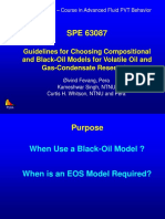 Guidelines For Choosing Compositional and Black-Oil Models For Volatile Oil and Gas-Condensate Reservoirs