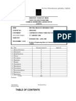 PK - FKK.PPM - Manual Makmal Che565: Chemical Engineering Laboratory Iii