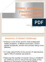 National Anemia Prophylaxis Programme