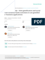 Published Elsevier Playing Seriously - How Gamification and Social Cues Influence Bank Customers To Use Gamified E-Business Applications