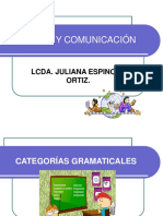 3.1. Categorías Gramaticales