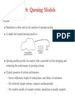 Slides 9: Queuing Models