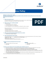Motor Insurance PDS PDF