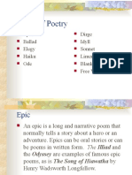 Types of Poetry-Updated