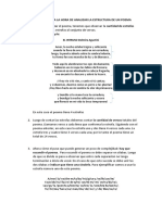 Pasos A Seguir A La Hora de Analizar La Estructura de Un Poema