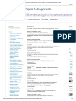 SCDL Solved Papers & Assignments - Security Analysis and Portfolio Management - Set 3