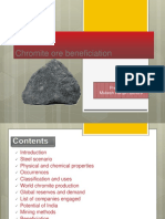 Chromite Ore Beneficiation: Prepared by Mukesh Ranjan Behera