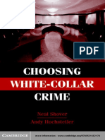 Neal Shover & Andrew Hochstetler - Choosing White Collar Crimes