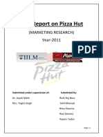 Project Report On Pizza Hut