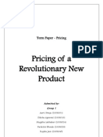 Pricing of A Revolutionary Product