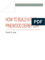 How To Build A Fast Pinewood Derby Car PDF