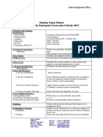 Ceramic Polish MSDS