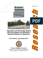 High Skew Link Slab Bridge System