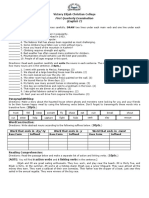 1st QUARTELY VECC - English Lesson (First Quarterly Exam) G7-G12 (2017-2018)