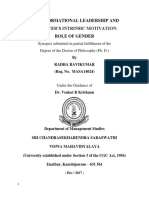 Transformational Leadership and Follower'S Intrinsic Motivation: Role of Gender