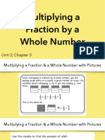 Multiplying A Fraction by A Whole Number: Unit 3, Chapter 5 Lesson 3.5