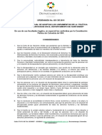 Ordenanza Politica Publica de Discapacidad