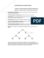 Edexcel As Biology Unit 1 Exam Revision Notes