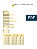 Calculation of Loads On A Straight Wing of The Big Aspect Ratio