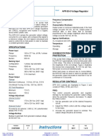 Apr63 5 Basler Electric Automatic Voltage Regulator Avr Data Sheet