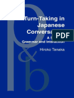 Turn-Taking in Japanese Conversation