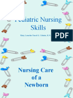 Pediatric Nursing Skills: Mary Lourdes Nacel G. Celeste, R.N., M.D