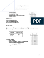 AP Biology Math Review1to23