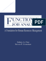 Functional Job Analysis