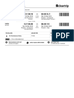 Cleartrip Flight Domestic E-Ticket PDF