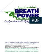 Aaron Lumsdaine's Breath Power - Buteyko Training Services