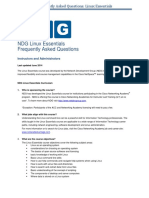 NDG Linux Essentials FAQs - 23jun14
