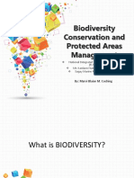 Biodiversity Conservation and Protected Areas Management