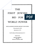 Percy Alan Ian - The First Jewish Bid For World Power