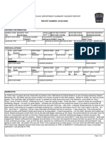 Tulsa Police Report and Amended Answer