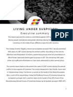 Living Under Suspicion: Executive Summary