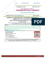 Chemical Constituents and Pharmacological Effect of Inula Graveolens (Syn: Dittrichia Graveolens) - A Review