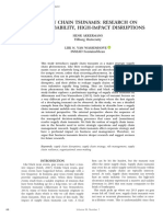 Supply Chain Tsunamis: Research On Low-Probability, High-Impact Disruptions